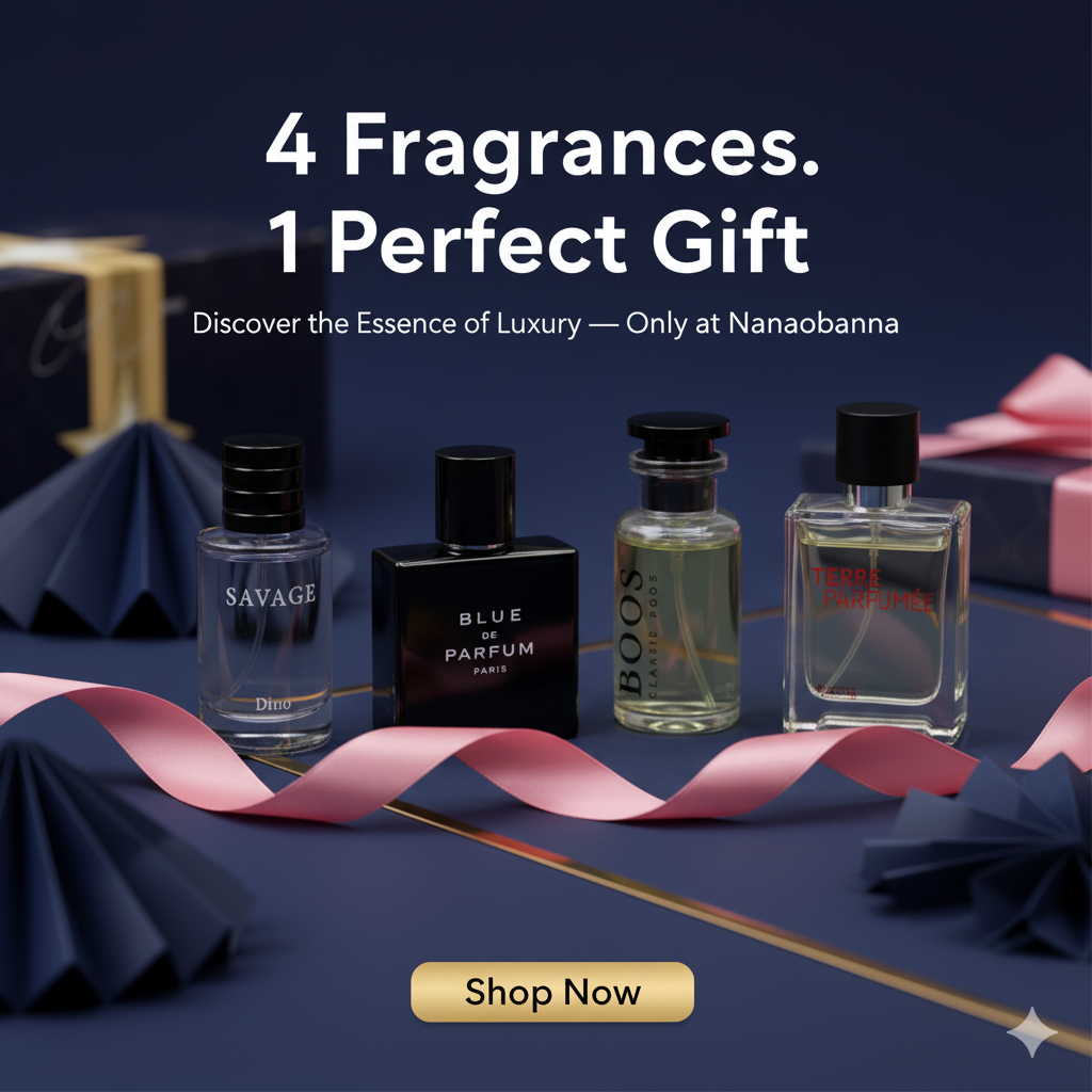 Men’s Perfume Gift Set – Pack of 4 Premium Scents
