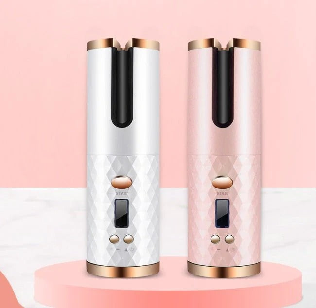 Portable Automatic Wireless USB Charging Mini Curling Iron