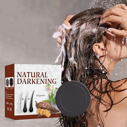 New Hair Darkening Shampoo Bar, Natural Organic Conditioner