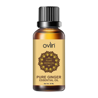 Pure Ginger Essential Oil Belly Fat Drainage Hair Growth Skin 30ml